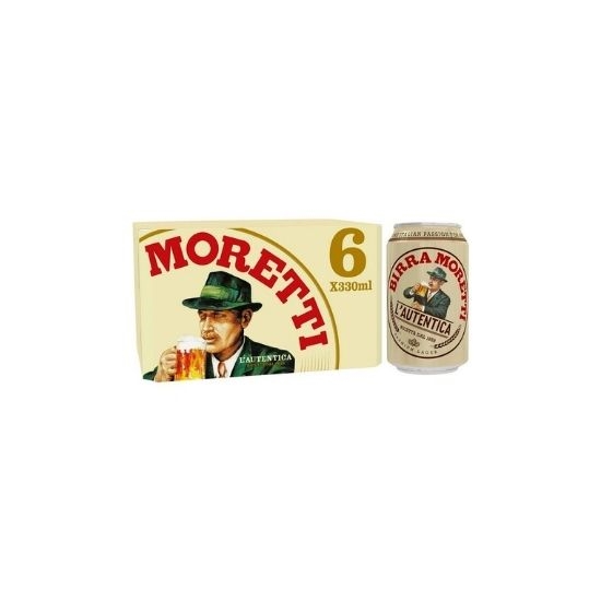 Picture of PMORETTI MORETTI CAN 6PACK 33CL